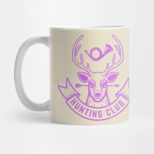 Emblem template of hunting emblem with deer head. Design Mug